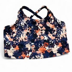 Old Navy Active Powersoft Sports Top in Navy with Built in Braw Size 2X